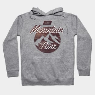 On Mountain Time Cutout Style 1 Hoodie